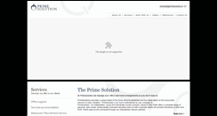 Desktop Screenshot of primesolution.in
